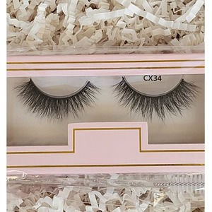 Boss Lady-New Fluffy 100% 3D Real Mink 12-15mm Mix Length Eyelash Strips